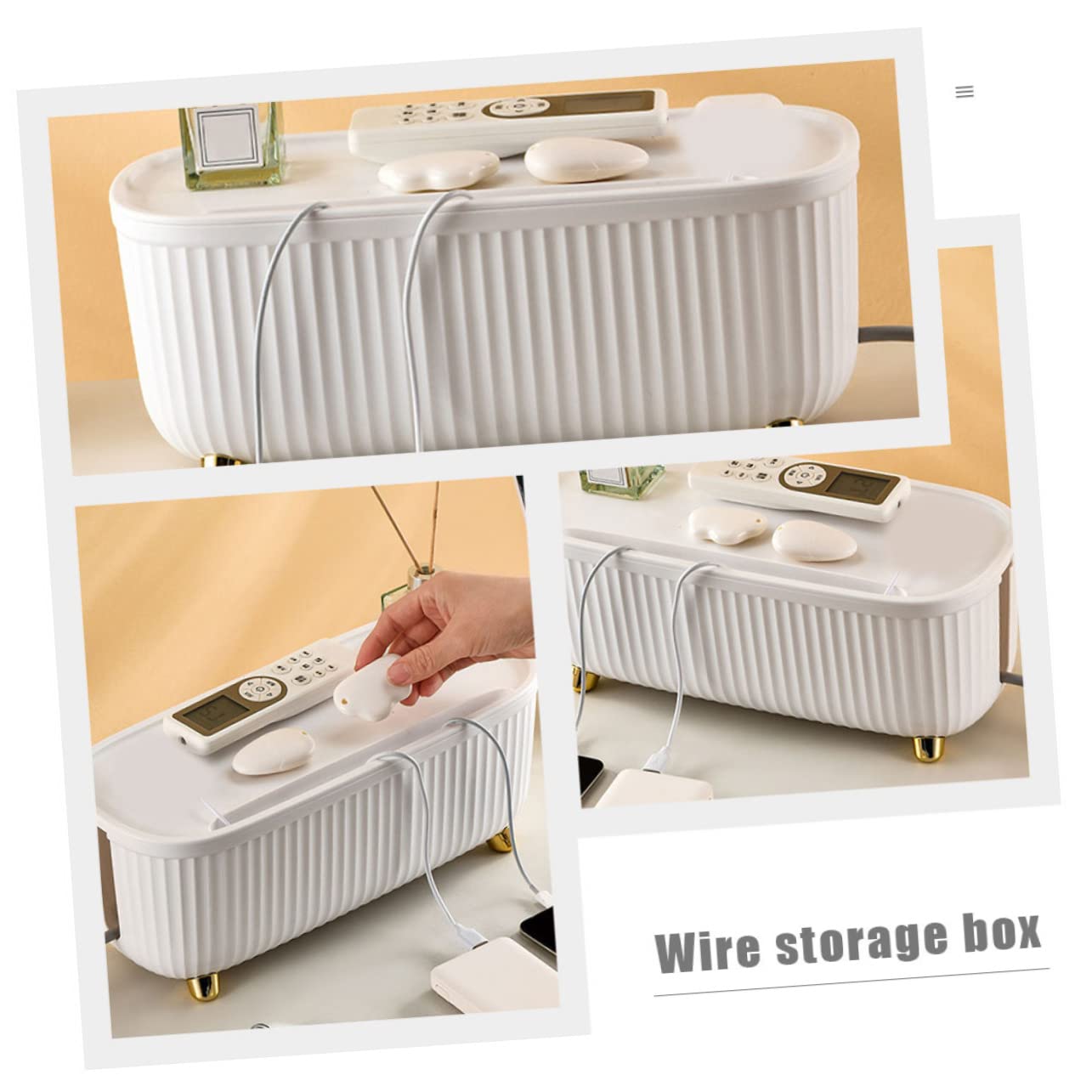 Steckdosenkasten Weiß aus Abs mit Großer Kapazität, Kabelbox