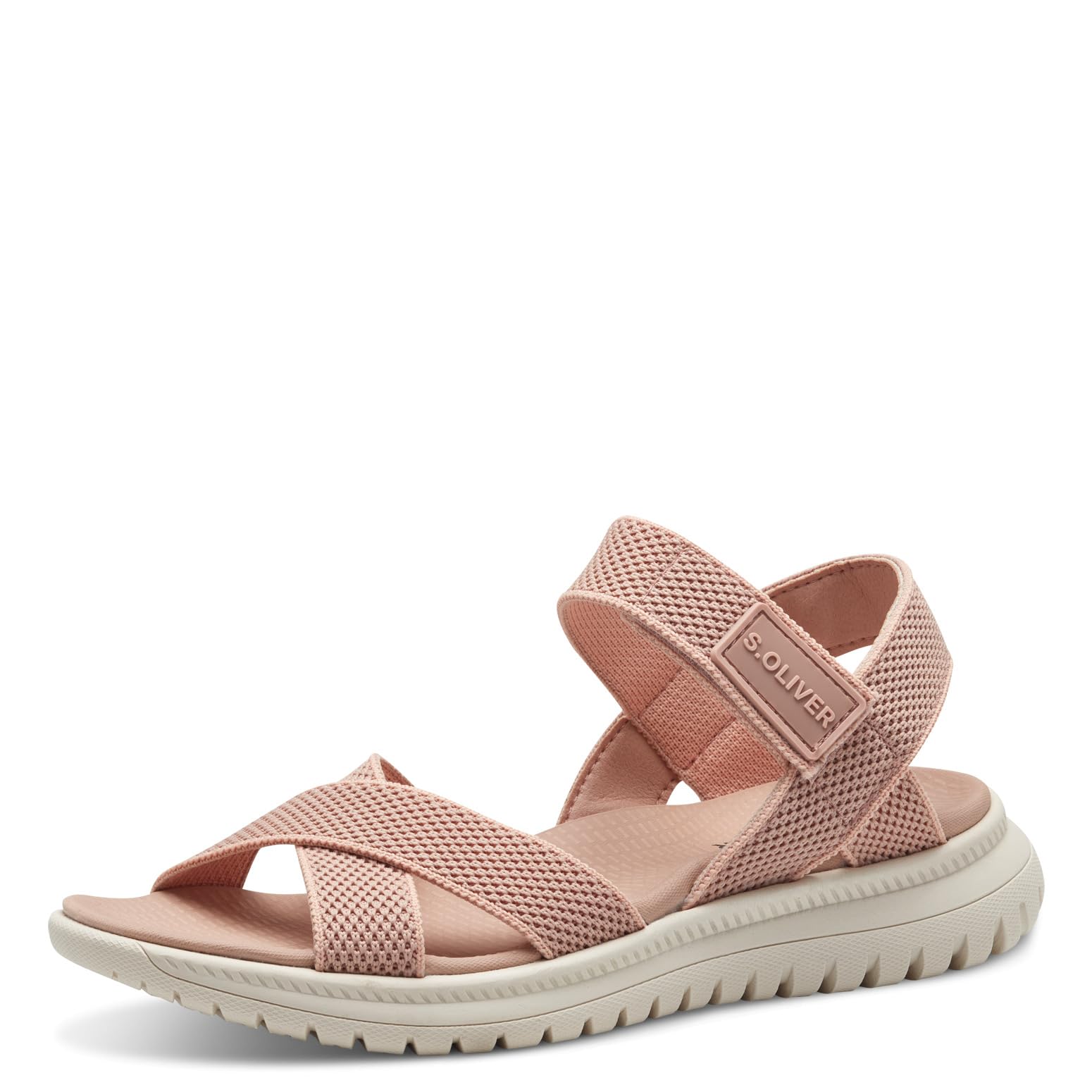 s.Oliver Women's 5-28601-44 Flat Sandals, Old Rose, 7 UK