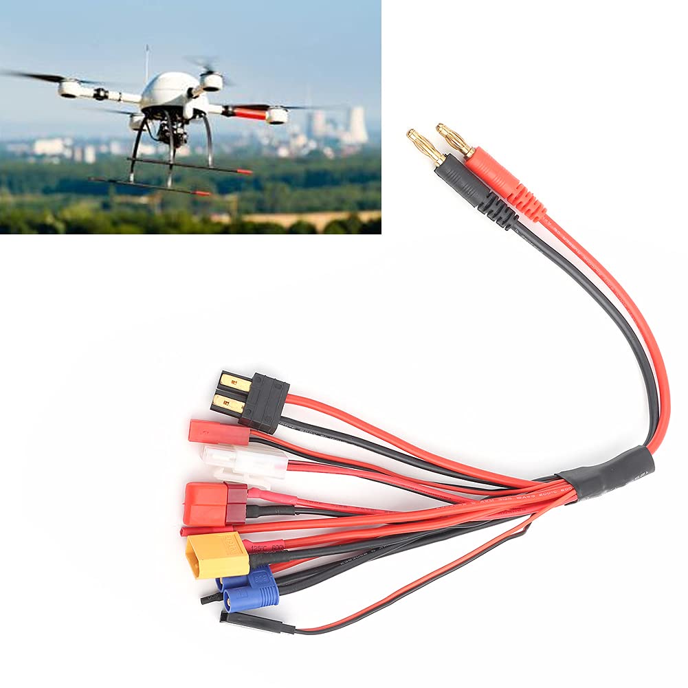 Kabel do Konwersji RC, Wielofunkcyjny Kabel do ładowarki 8 w 1 Bateria Lipo Multi Wtyczka do ładowania Konwertuj linię kablową do ładowarki IMAX B6