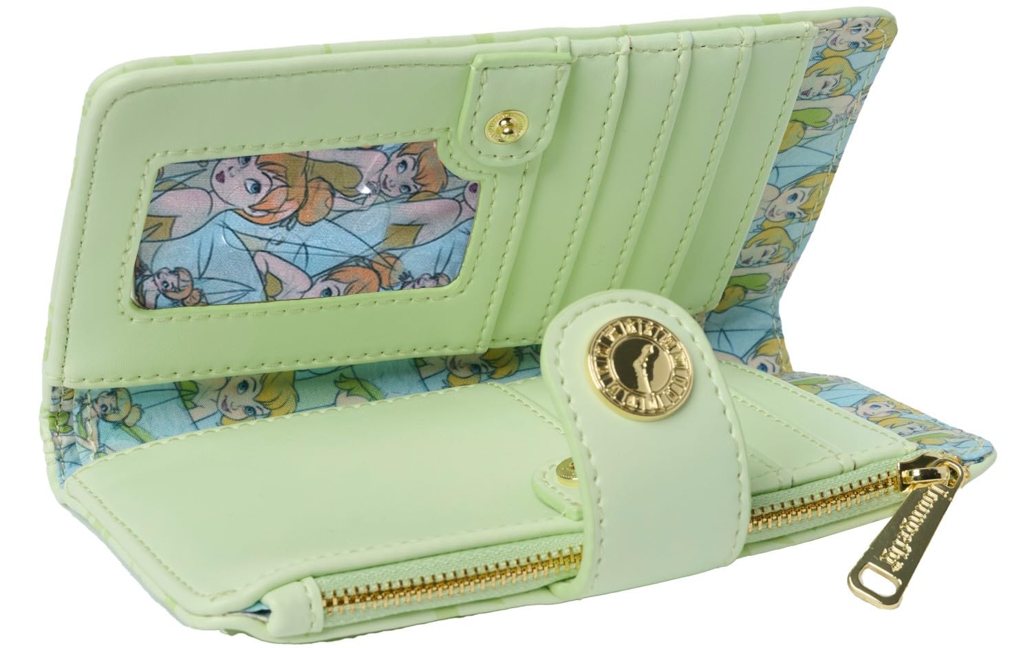 Loungefly Disney Tinker Bell Wallet Snap Flap Clutch