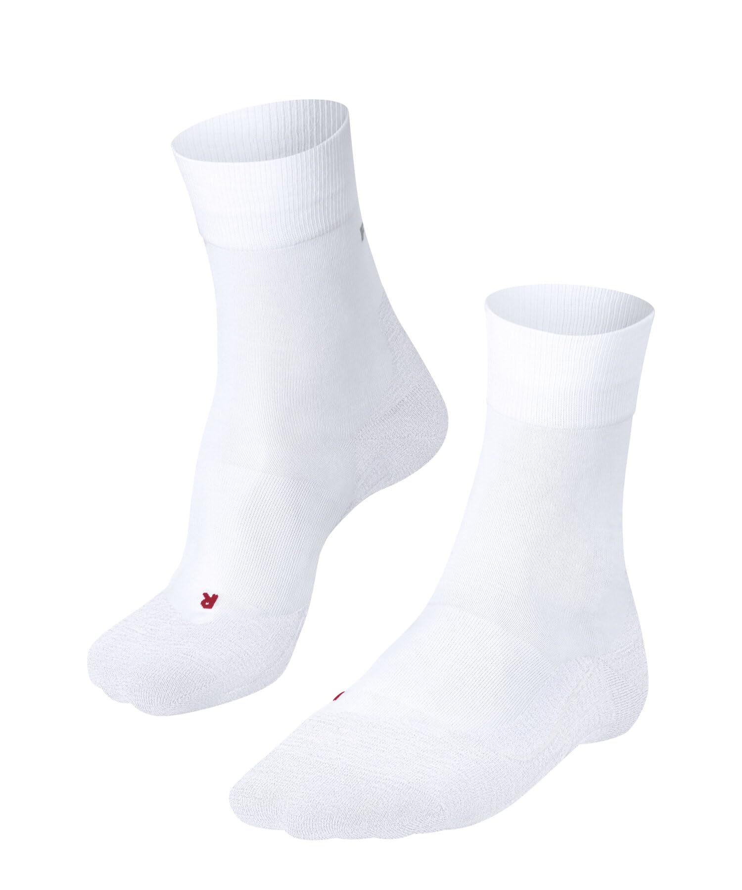 FALKE Women's RU4 Endurance Comopression W So Cotton Functional Yarn With Compression Running Socks 1 pair, White 2000, 2.5-3.5