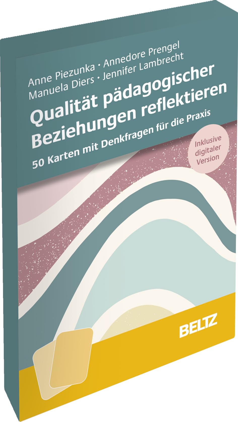 Qualität pädagogischer Beziehungen reflektieren: 50 Karten mit Denkfragen für die Praxis. Inklusive digitaler Version. Mit 24-seitigem Booklet, ... cm (Kartensets für die pädagogische Praxis)