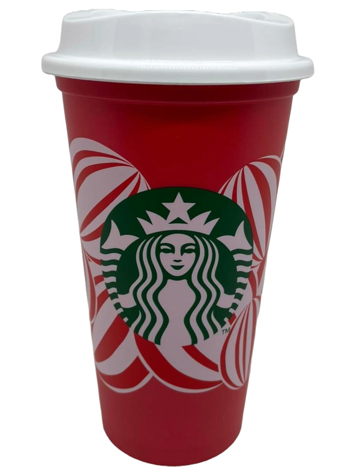 Festive Christmas Reusable Travel Mug/Cup/Tumbler Grande Medium, 16oz 473ml