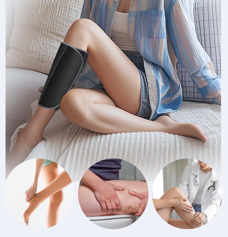 JINPRI SMART Air Compression Leg Massager for Foot & Calf, Blood Circulation Machine with Handheld Controller, Pain Relief, Muscle Relaxation & Recovery 4