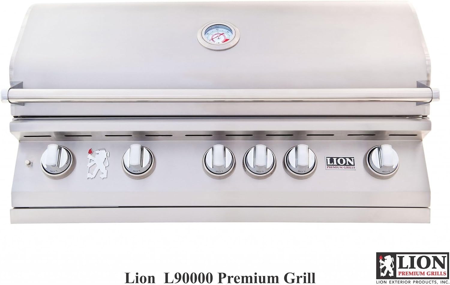 Lion BBQ Direct Premium 10-Piece 40" Natural Gas Grilling Set: Ready-to-Use with Included Hoses, Vent, & Searing burner