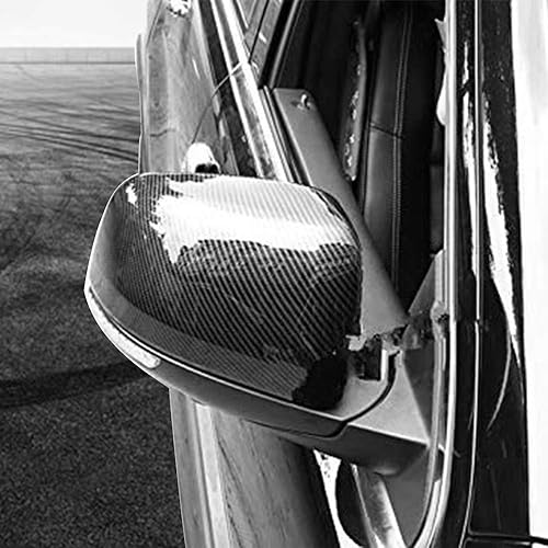 Miniatura 5 de JeCar Espejos laterales de fibra de carbono ABS retrovisor para Jeep Grand Cherokee 2011-2019