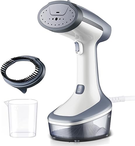 Vaporizador para ropa, 2 modos de plancha de vapor para ropa y removedor de arrugas de tela, calentamiento rápido de 30 segundos, tanque de agua