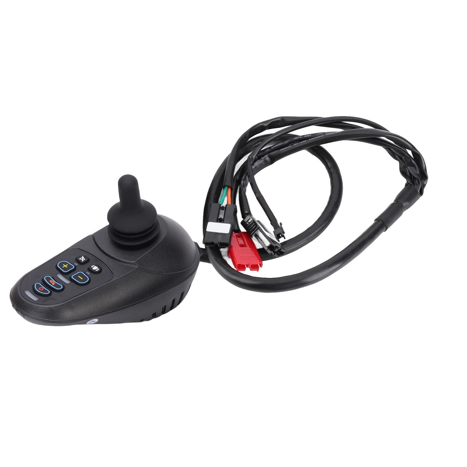 Fafeicy Controlador de Joystick para Silla de Ruedas Eléctrica Controlador de Joystick para Silla de Movilidad para de Ruedas con Retención de Rampa de Freno Antibloqueo