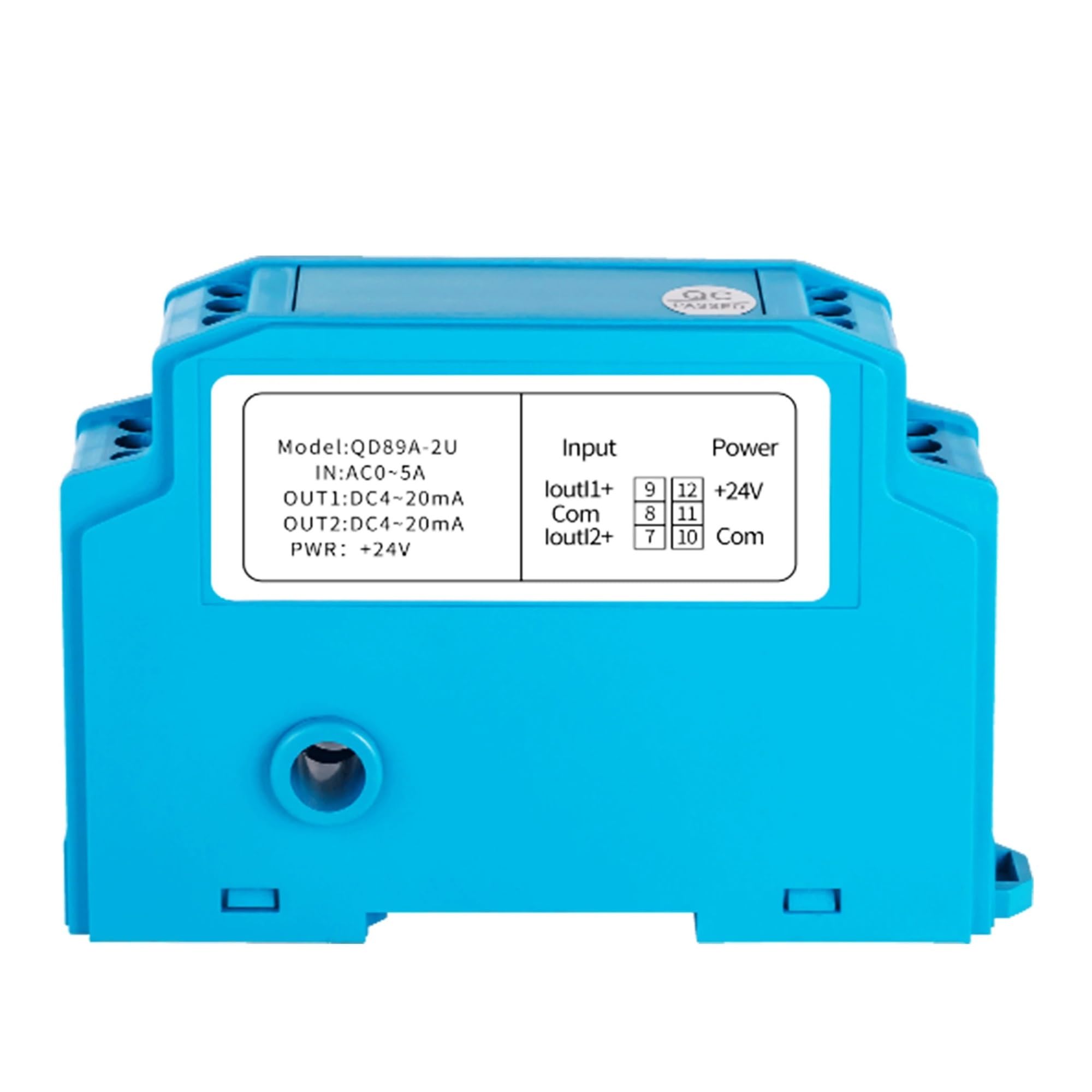 Trasduttore di Tensione e Corrente AC 24V DC 0-100A 0-500V Trasmettitore di Tensione e Corrente 4-20mA 0-10V 0-5V RS485 Trasmettitore di Tensione e Corrente(AC 0-5A_AC 0-200V)