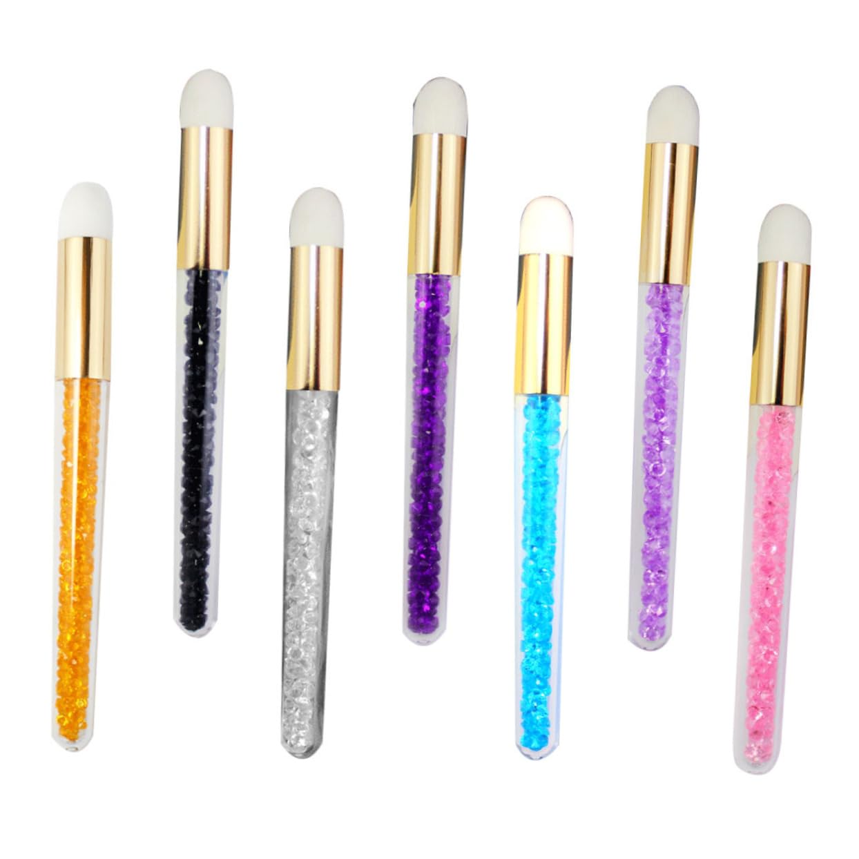 Healeved Skin Brush Set 7 Pcs Nose Pore Brush Blackhead Nose Cleaner Soft Material Safe for Skin