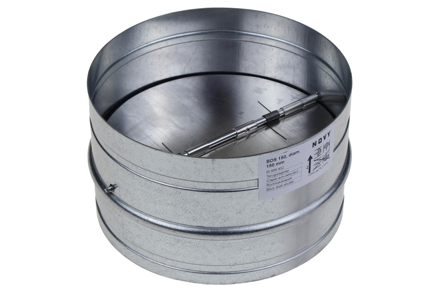 NOVY - Oberflächenkleber, Rückschlagventil, Ø 150 mm, Kunststoff, 906432