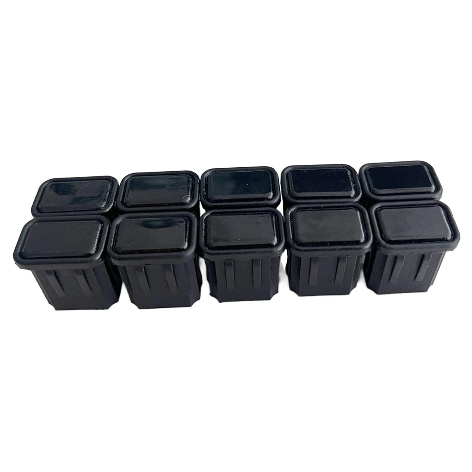 Menolana 10 Pieces Hockey Stick End Plugs, Hockey Sticks Accessories Replaceable Hockey Tail Plugs for Field Hockey Ice Hockey Sports, 1.84cmx2.62cm