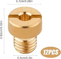 NQEUEPN Mikuni VM22 VM24 VM26 Karburátor Főfúvóka 5mm Motorkerékpár Alkatrész 2
