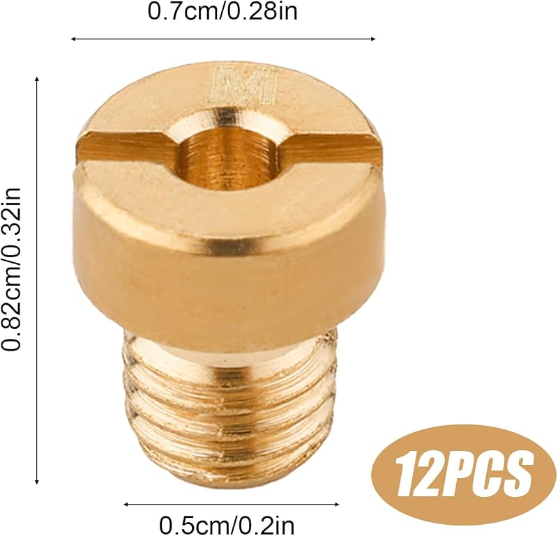 NQEUEPN Mikuni VM22 VM24 VM26 Karburátor Főfúvóka 5mm Motorkerékpár Alkatrész