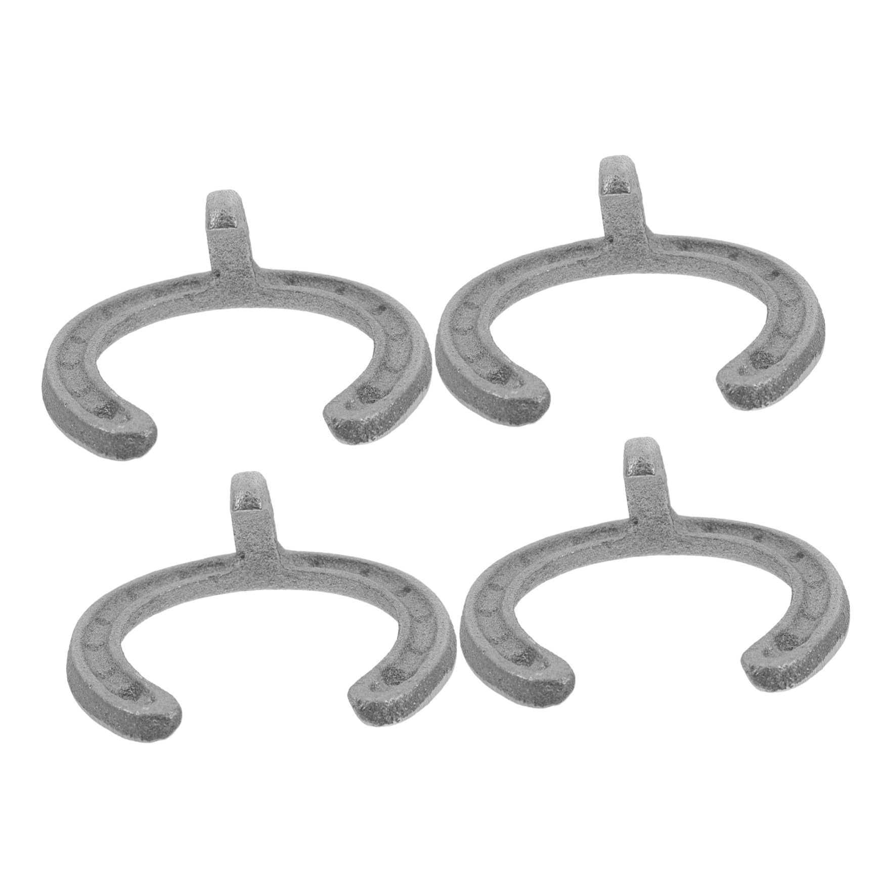 Crochets muraux en fonte à cheval Zerodeko, lot de 4 supports vintage