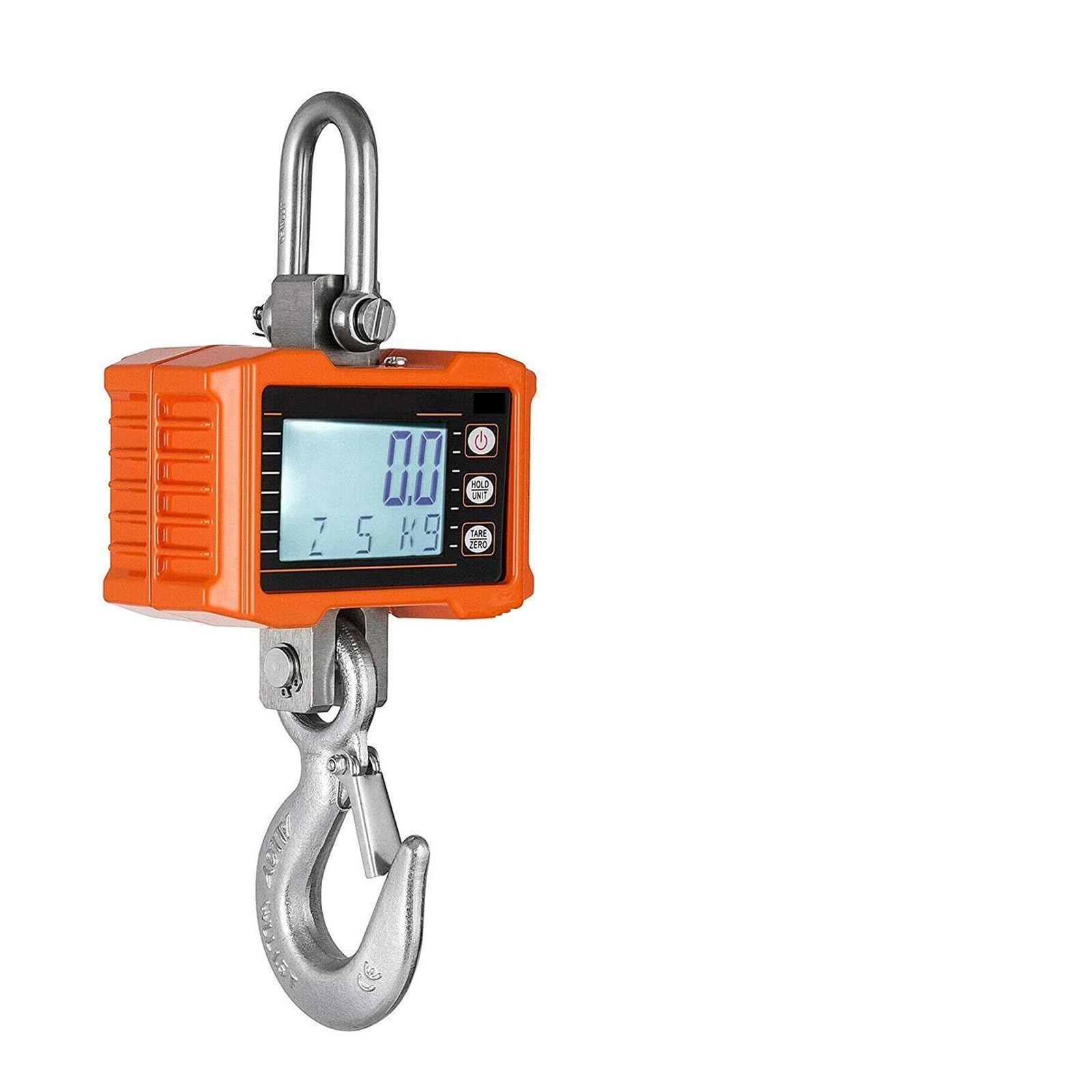 Gqnblvhzupdm Orange With Box Crane Scale, 1000Kg(2200Lbs) Digital Industrial Heavy Duty Hanging Crane Scale W/Remote Control,Accurate Sensor&Lcd Display For Farm,Factory