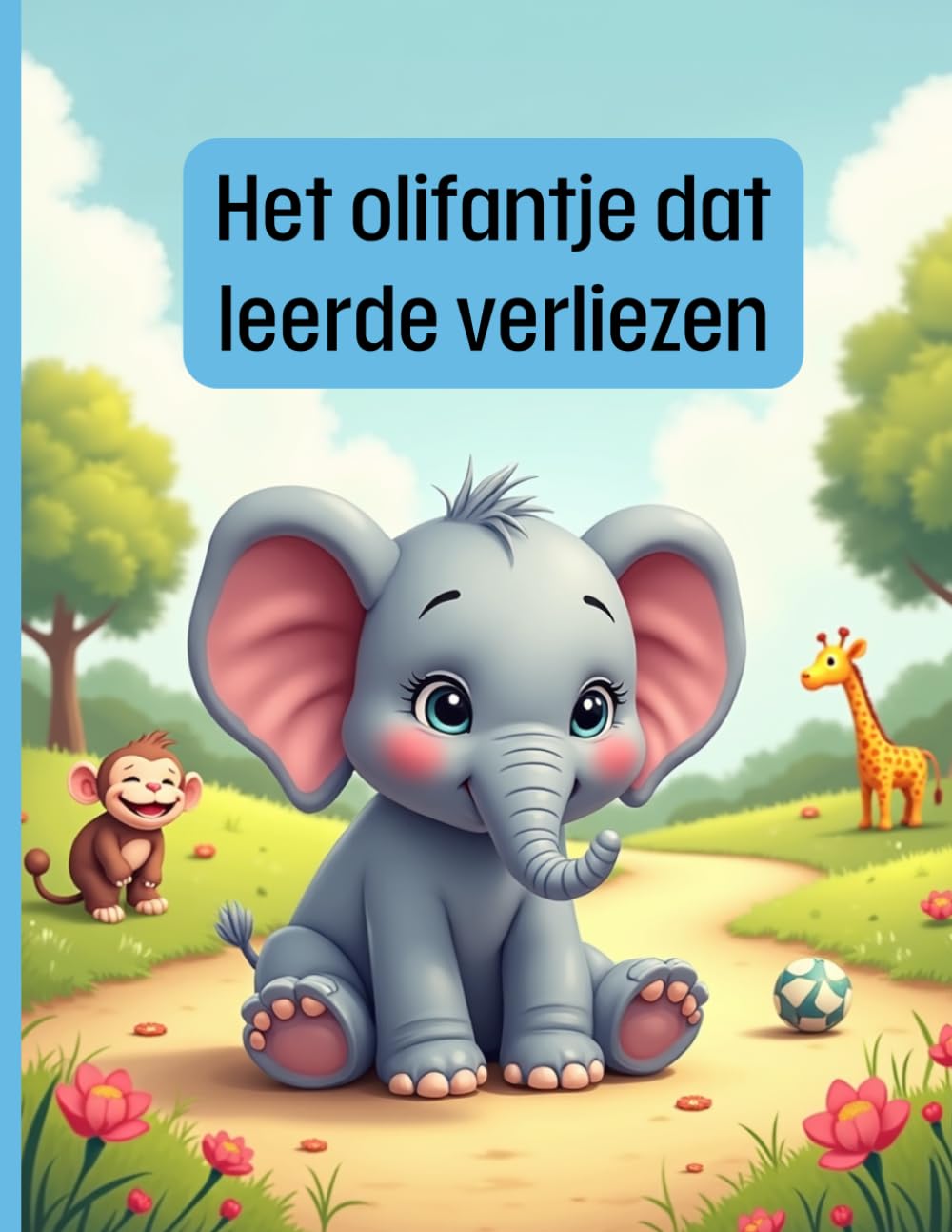 Het olifantje dat leerde verliezen: Een educatief verhaal over eerlijk spelen, vriendschap en de vreugde van samen spelen voor kinderen van 4 tot 8 jaar
