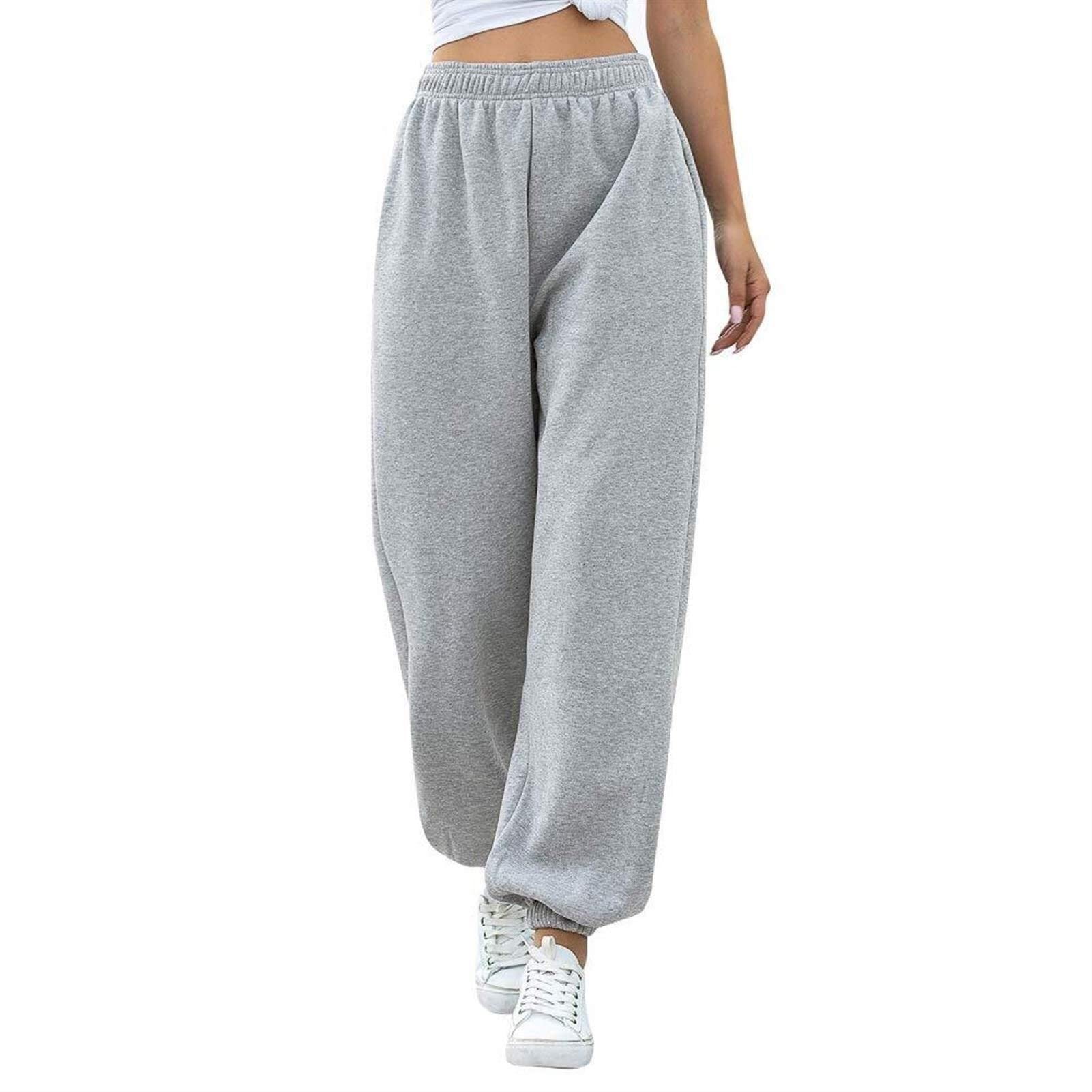 Pantalones Deportivos Para Mujer Pantalones De Jogging Pantalones De Chándal Casuales Cintura Elástica Holgada Pantalones De Ocio Pantalones De Chándal Con Bolsillos