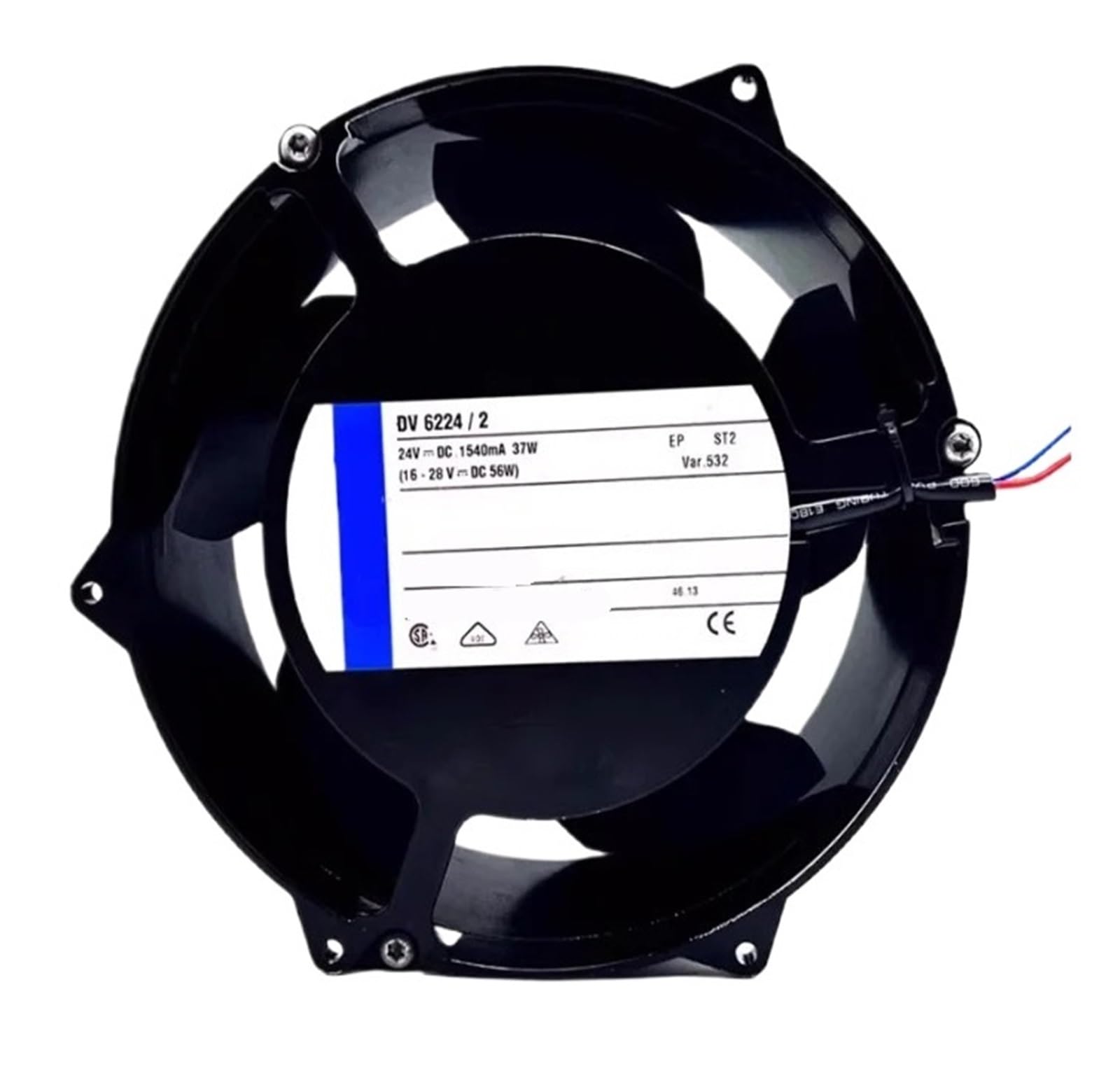 Wesawqgh One Color Dv6224/2 24V 1540Ma 37W Inverter Cooling Fan