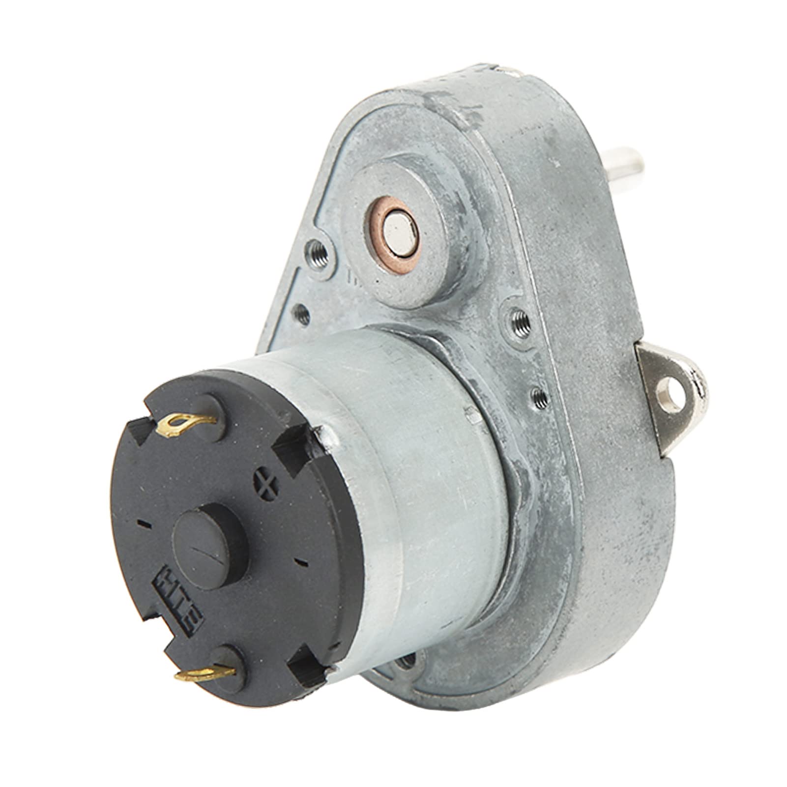 Moteur à Engrenage DC 100RPM 48E520, Réducteur de Vitesse Réversible 12V - Auto - blocage Sécurisé, Moteur CW/CCW Puissant pour Robotique et Automatisation