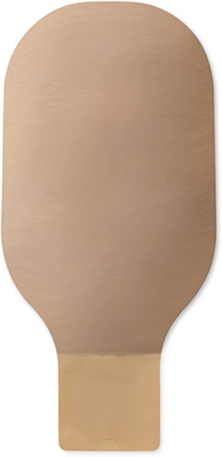 Hollister 18144 New Image 2-Piece 12” Drainable Ostomy Pouch, Pack of 10, Beige, 2-3/4” Opening, Blue Color Code