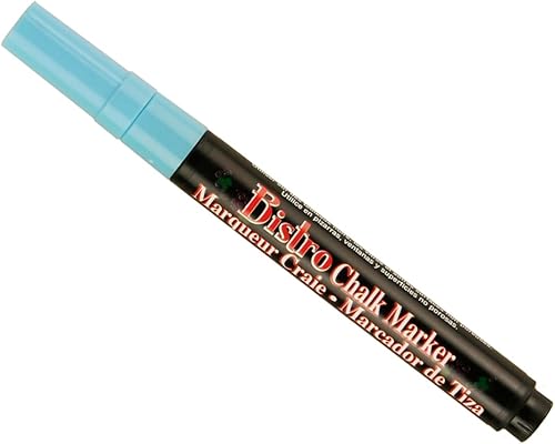 Miniatura 1 de Uchida of America 482-C-F10 - Marcadores de tiza bistró con punta extrafina, azul claro fluorescente