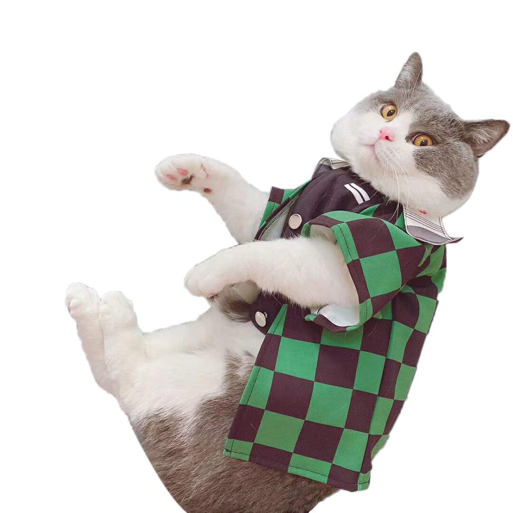 Amazon | S&C Live ペット服 コスプレ 猫用服 鬼滅の刃 炭治郎
