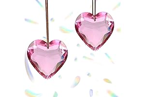 Hearts to Hang from the Ceiling: Together-life's Crystal Heart Prism Pendants
