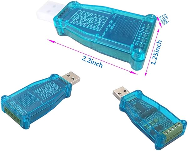 DSD TECH Convertitore RS422 USB a RS485 con Chip FTDI FT232 Compatibile con Windows 10 8 7 XP e Mac OS X