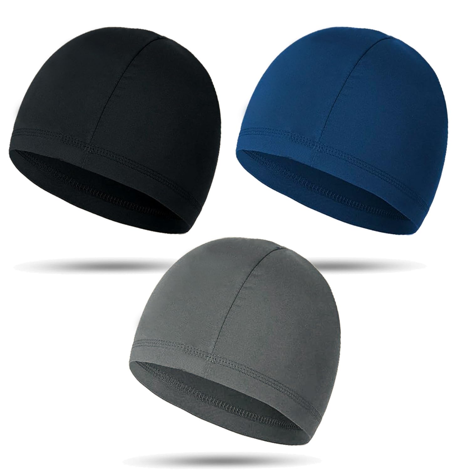 3 Piezas Transpirables Absorbentes del Sudor Ciclismo Skull Cap Correr Hat Sombrero de Casco Gorra Calavera Gorra Calavera
