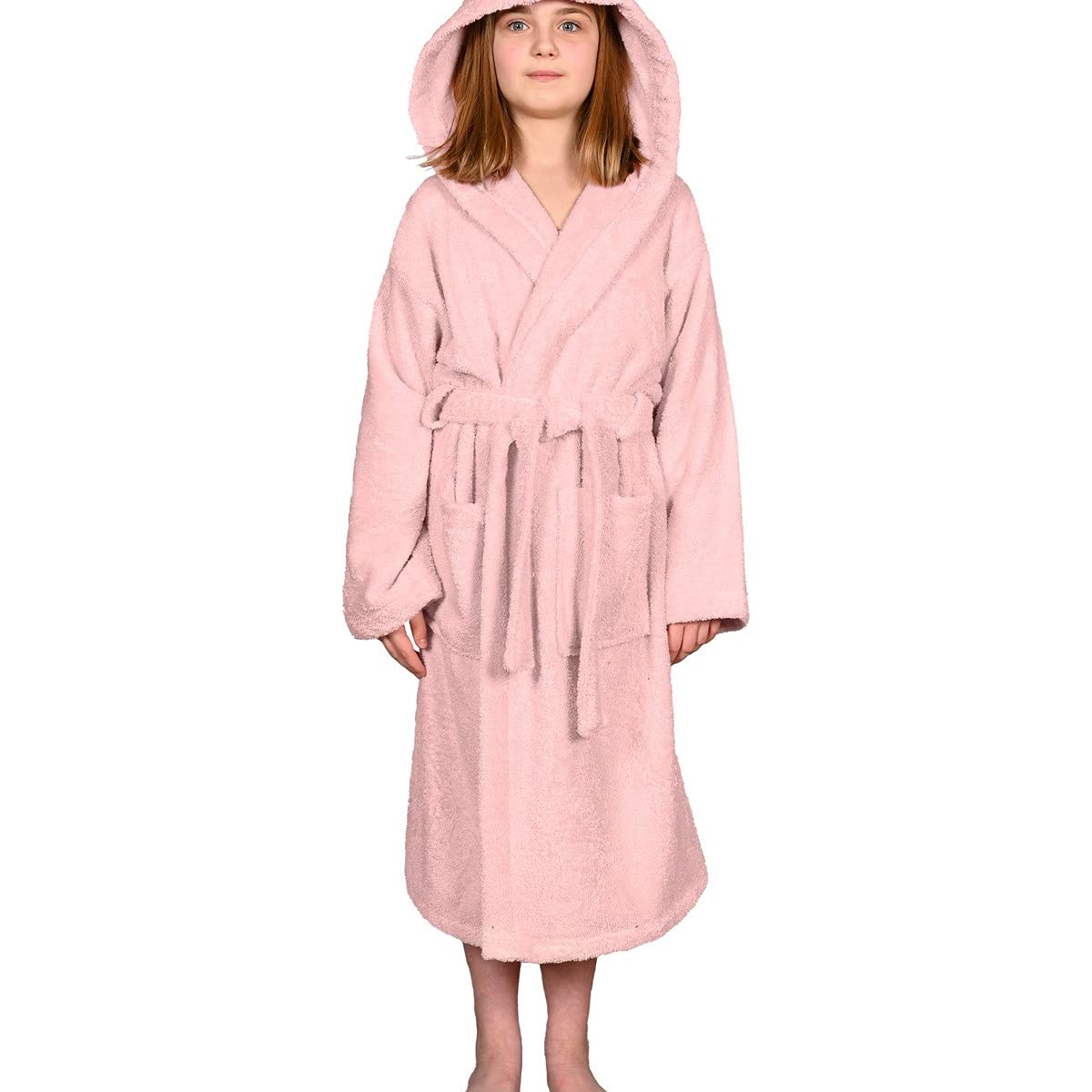 Sensei La Maison du Coton Albornoz Infantil con Capucha (400 g/m²) para Niños