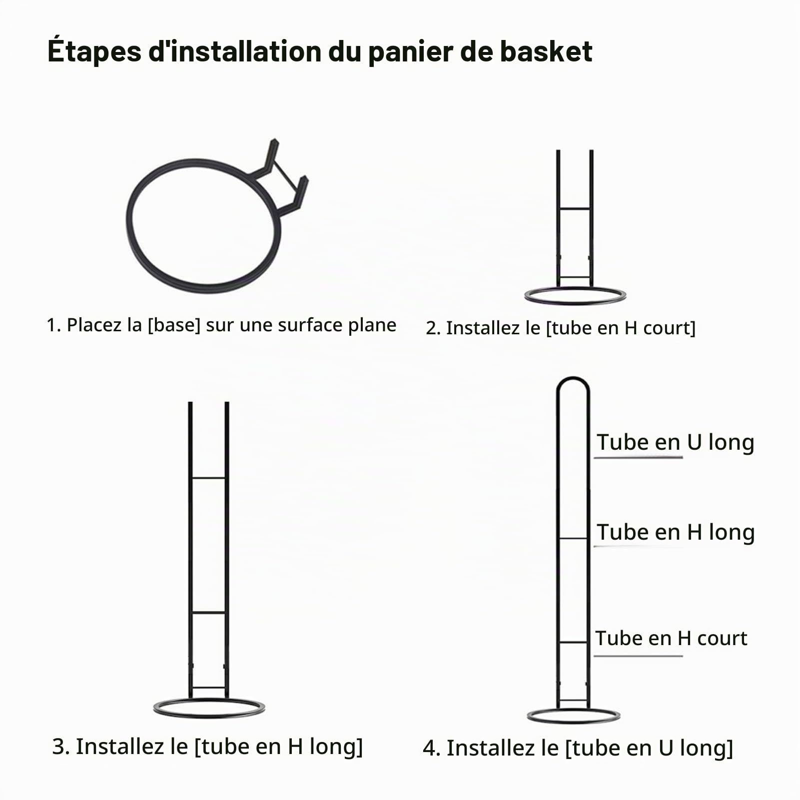 Porte Ballon Basket, Organiseur de Basket-Ball 3 Piles Support de Rangement, Support De Rangement pour Ballon