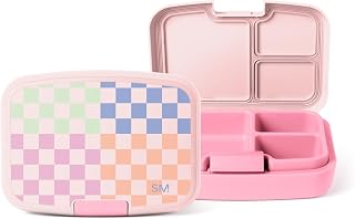 Simple Modern Porter Bento Lunch Box | BPA Free, Leak-Resistant, Dishwasher Safe | Lunch Container for Girls, Boys, Toddlers, Kids, Adults | 3 Compartments, Hopscotch Checkmate