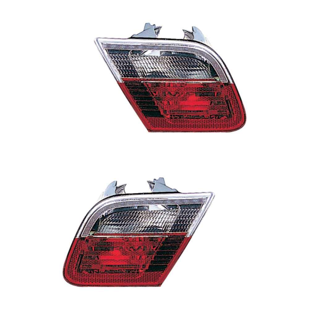 Set fanale posteriore sinistro e destro rosso P21W senza portalampada per modello 3 Cabriolet E46