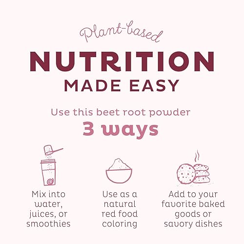 Miniatura 2 de KOS Organic Remolacha Root Powder + Raíz de Remolacha Orgánica Paquete de Cápsulas