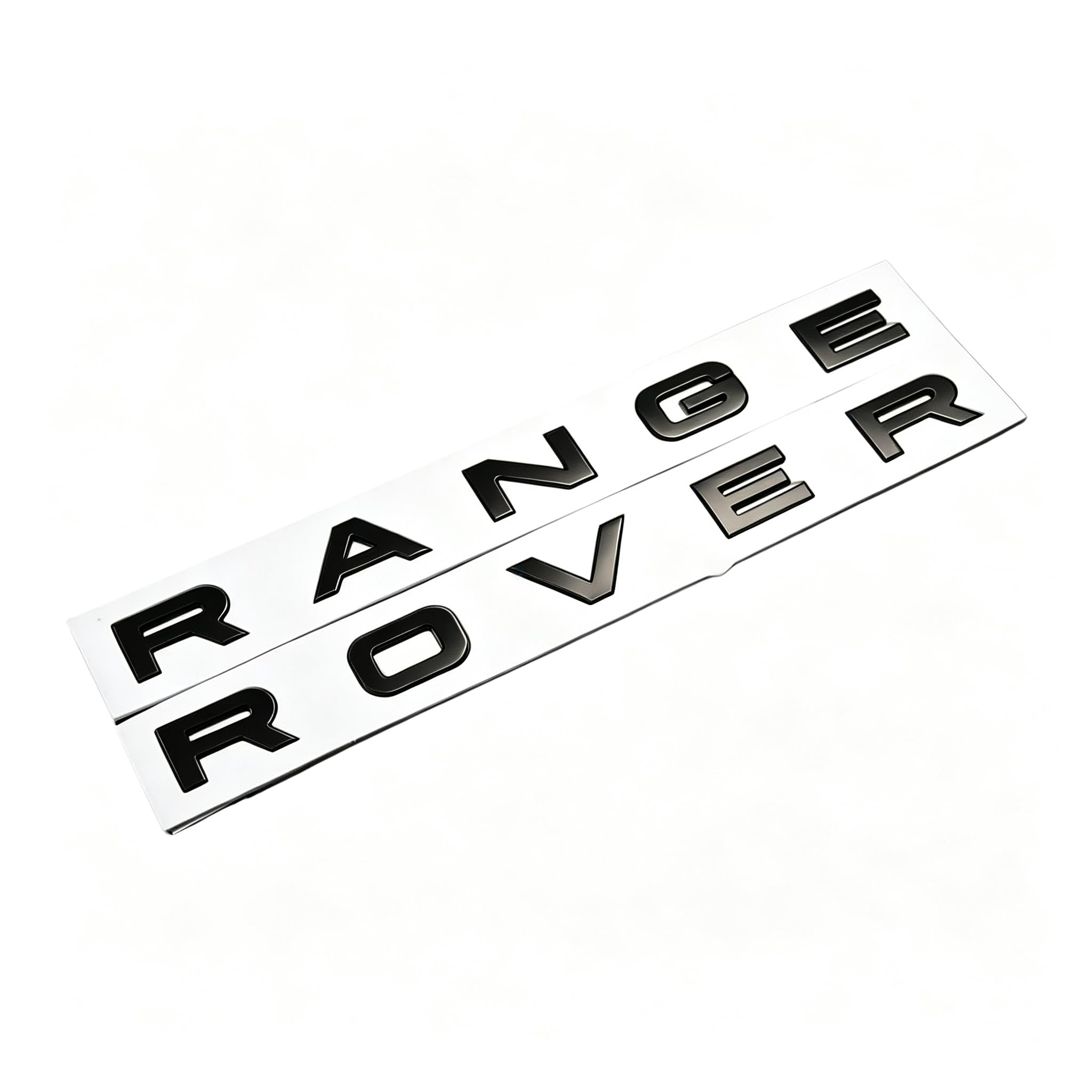 3D Letter Emblem Bonnet Suitable for Range Rover (Matte Black)