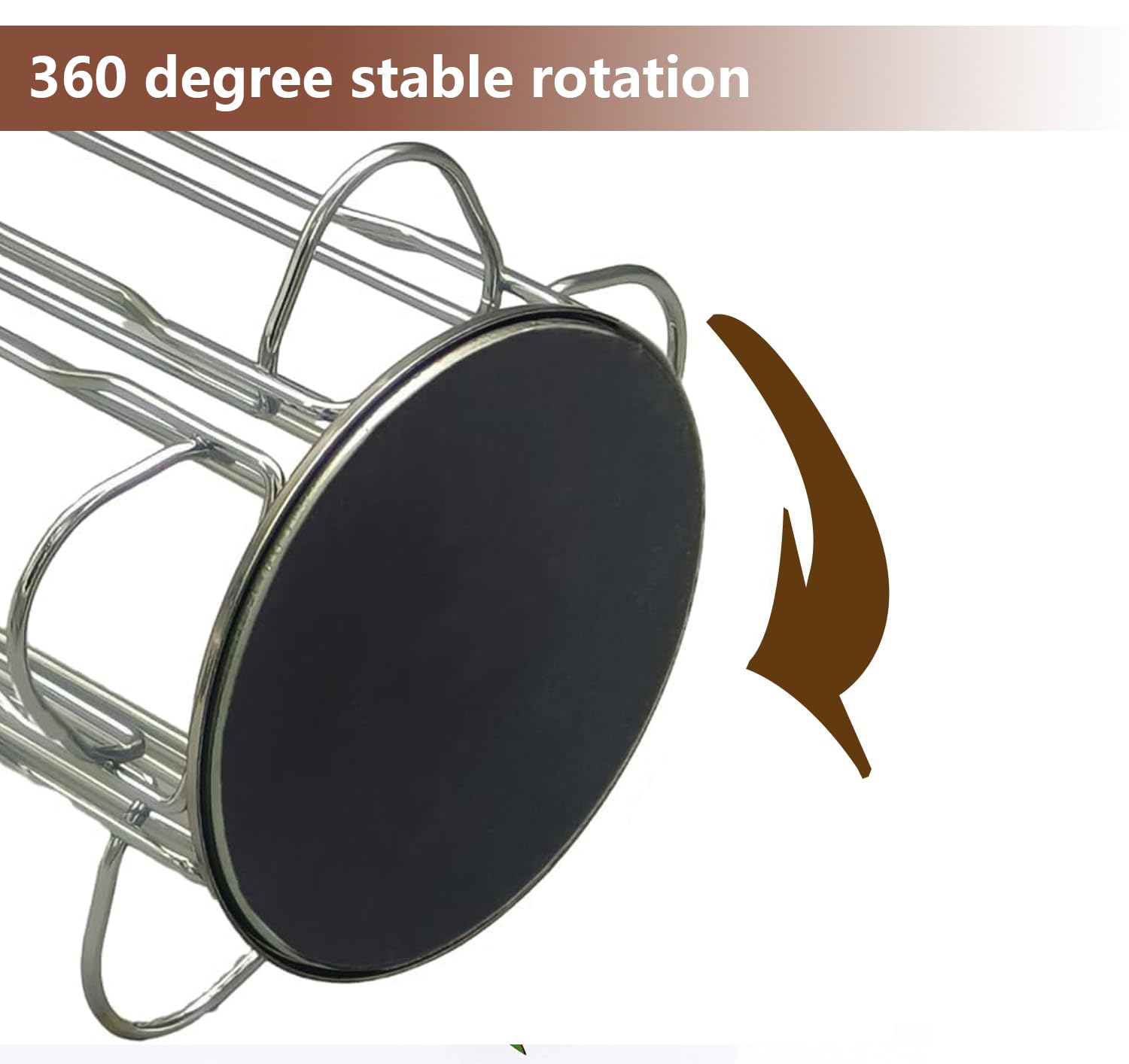 Wrobic Coffee Capsule Holder for Nespresso Vertuoline Pods Rotating Coffee Pod Storage Rack Stand Organizer for 35 Nespresso Vertuo Pods - Image 3