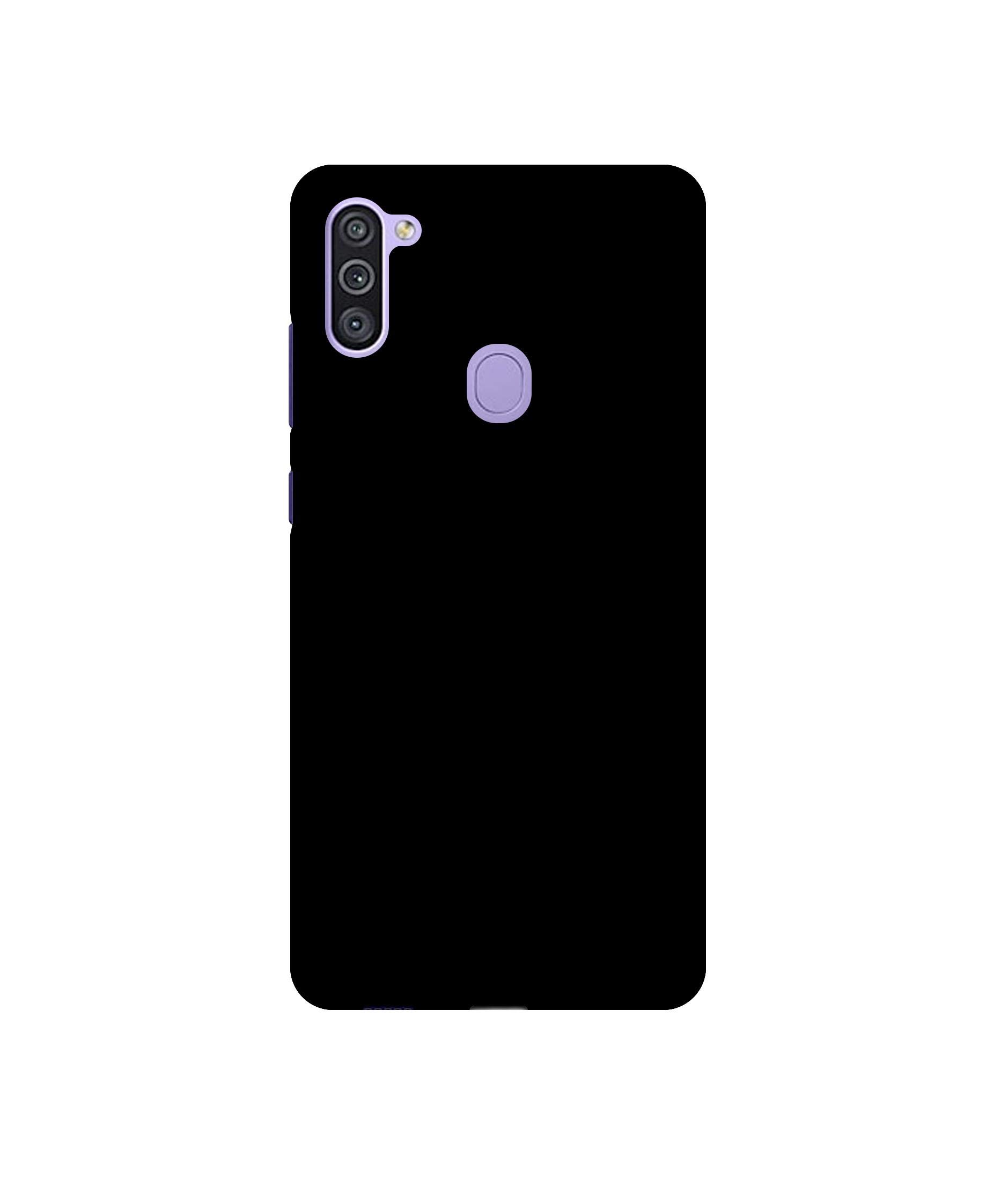Amazon Brand - Solimo Plastic Designer Solid Black 3D Printed Hard Back Cover Mobile Cover for Samsung Galaxy M11 (B08C3L8D9H) Amazon Price History, Amazon Price Tracker