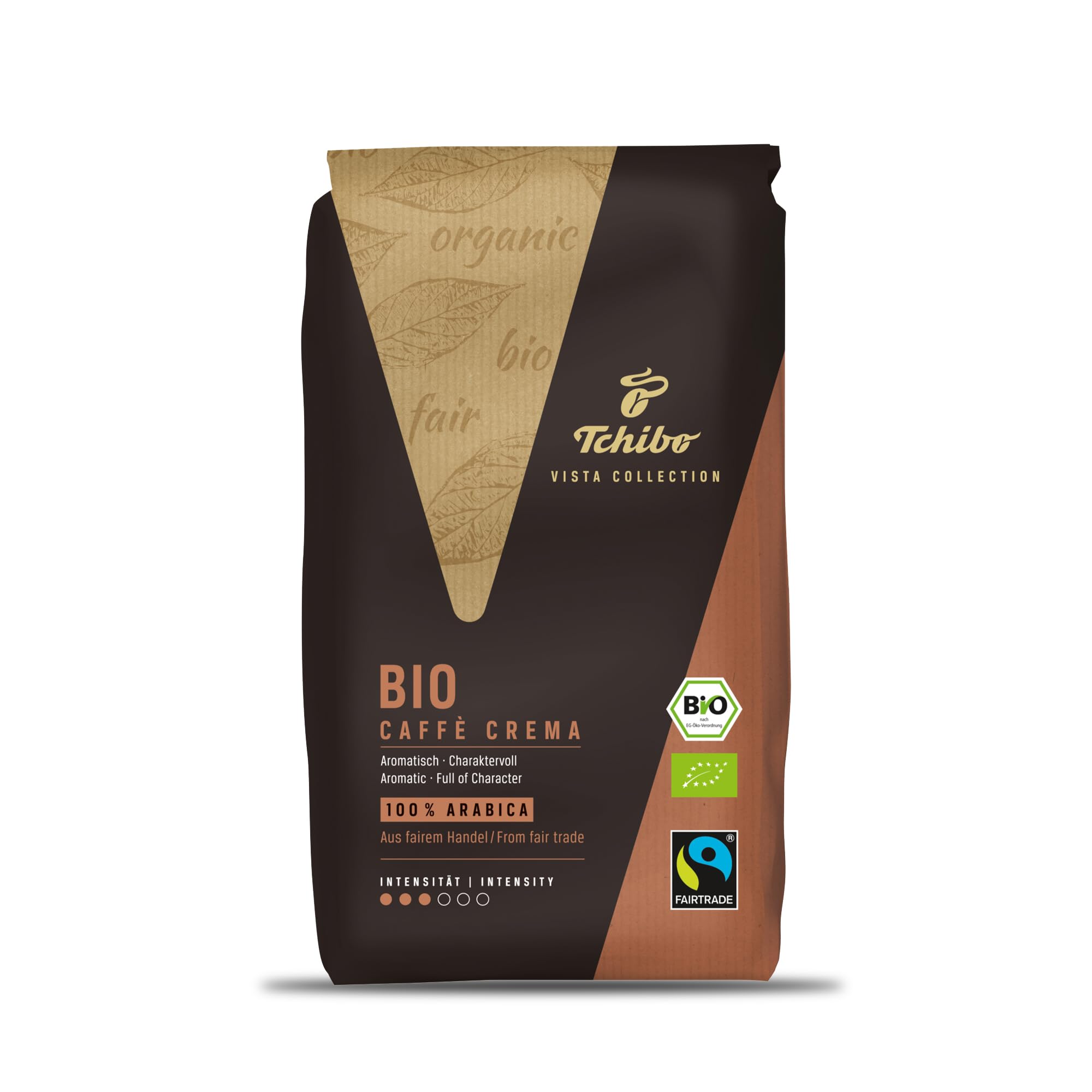 Tchibo 470787"Kaffee Vista" Fairtrade Café Crème