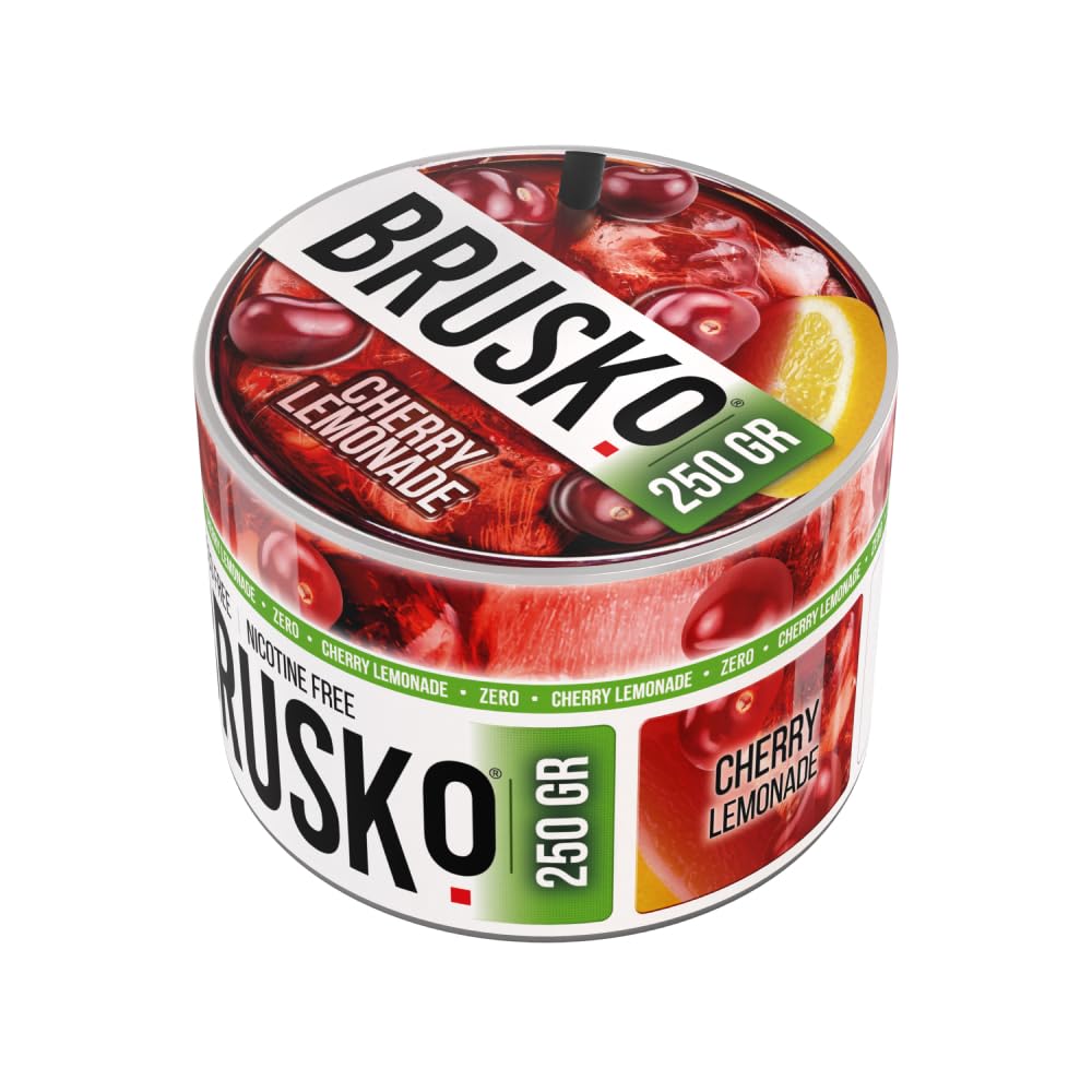 Brusko Herbal Shisha Flavors - Cherry Lemonade, 250 g (100% Nicotine and  Tobacco Free): Buy Online at Best Price in UAE