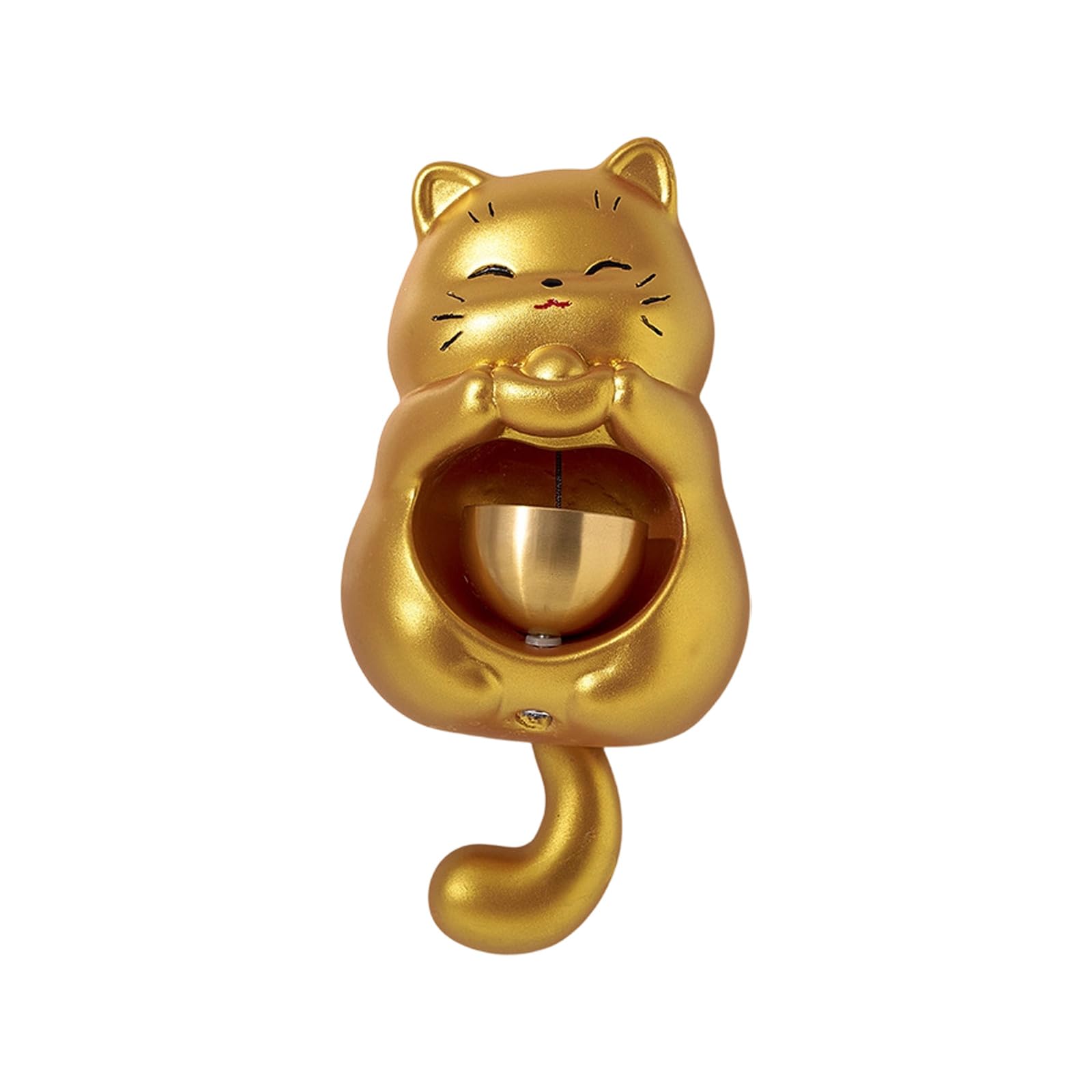 Nucelit Lucky Cats Statue Door Chimes Entryway Alert Bells for Home and Store Entrance Decoration Hanging Doorbell Gift Entryway Decoration