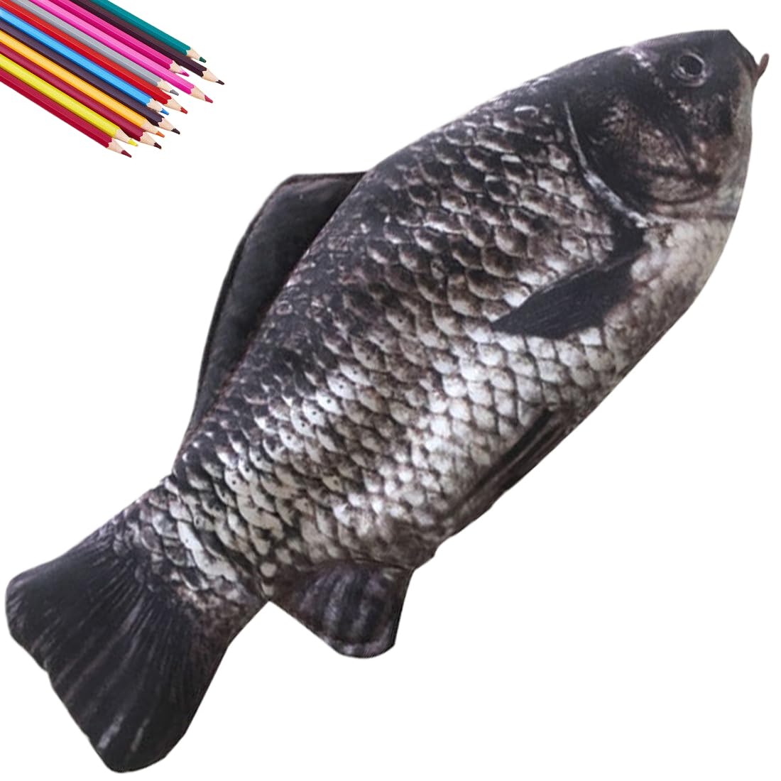 1 Pièce Étui À Crayons En Forme De Poisson Créatif Avec