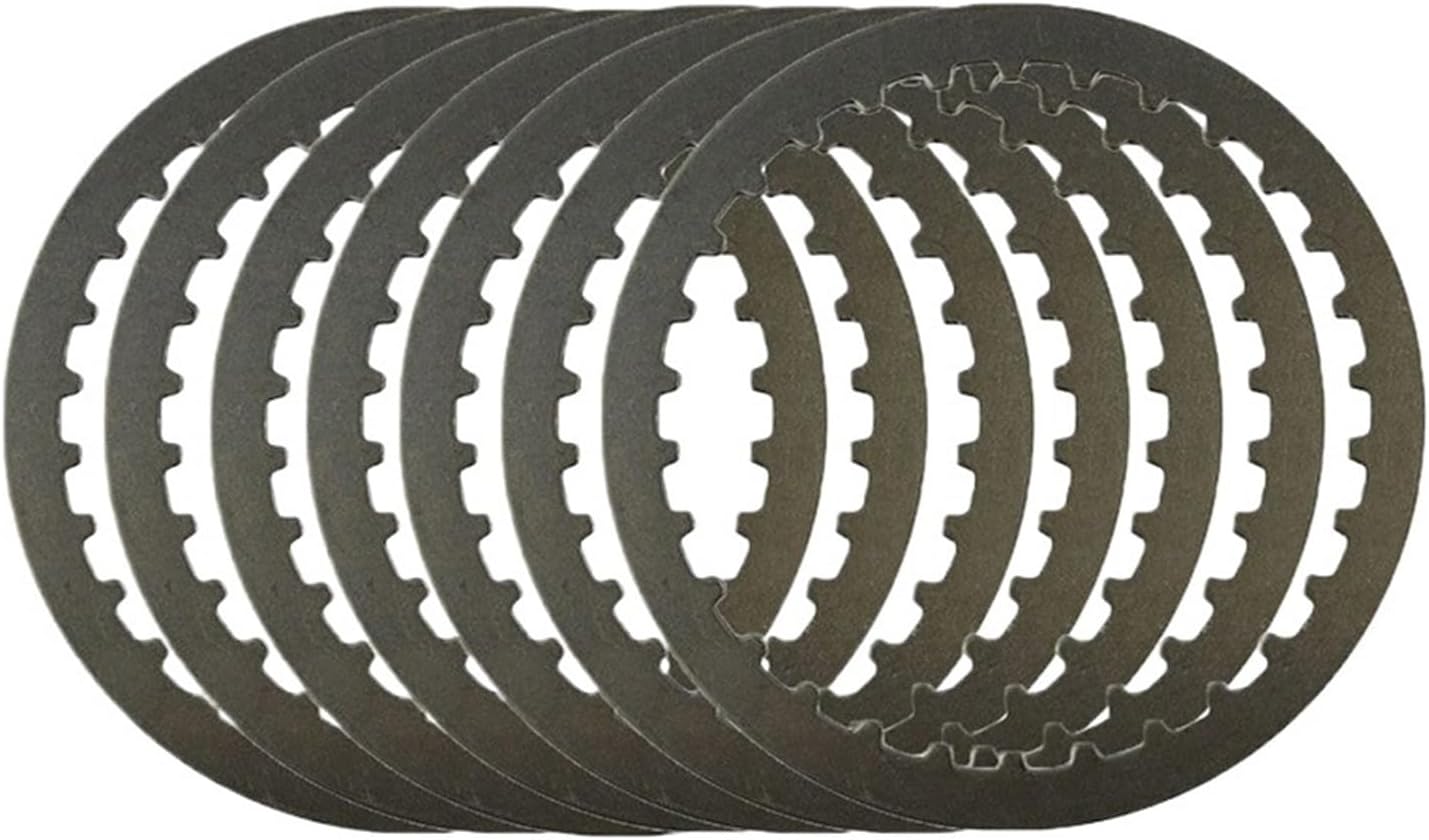 Motorcycle Accessories Clutch Friction Disc Plate Kit Compatible With HARLEY XL883 XL1200X FLHRI FLSTN FLSTC FLHR XL1200V FXD EFI FLHTCUI(Clutch plates kit)