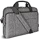 DOMISO 17 Zoll Laptop Tasche Aktentasche Schultertasche Business Wasserdicht Notebooktasche für 17-17.3 Notebook/IdeaPad/HP Envy/MSI GS73VR Stealth Pro/ASUS ROG,Grau