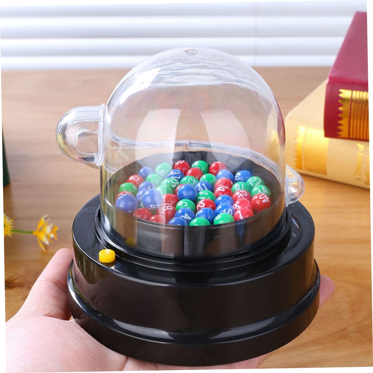 Abaodam 12 Paquetes Bola máquina lotería Bingo Caca Bolas lotería plástico Party Games Accesorios Gaming Bolas Loteria Colores Bolas lotería Actividad eléctrico