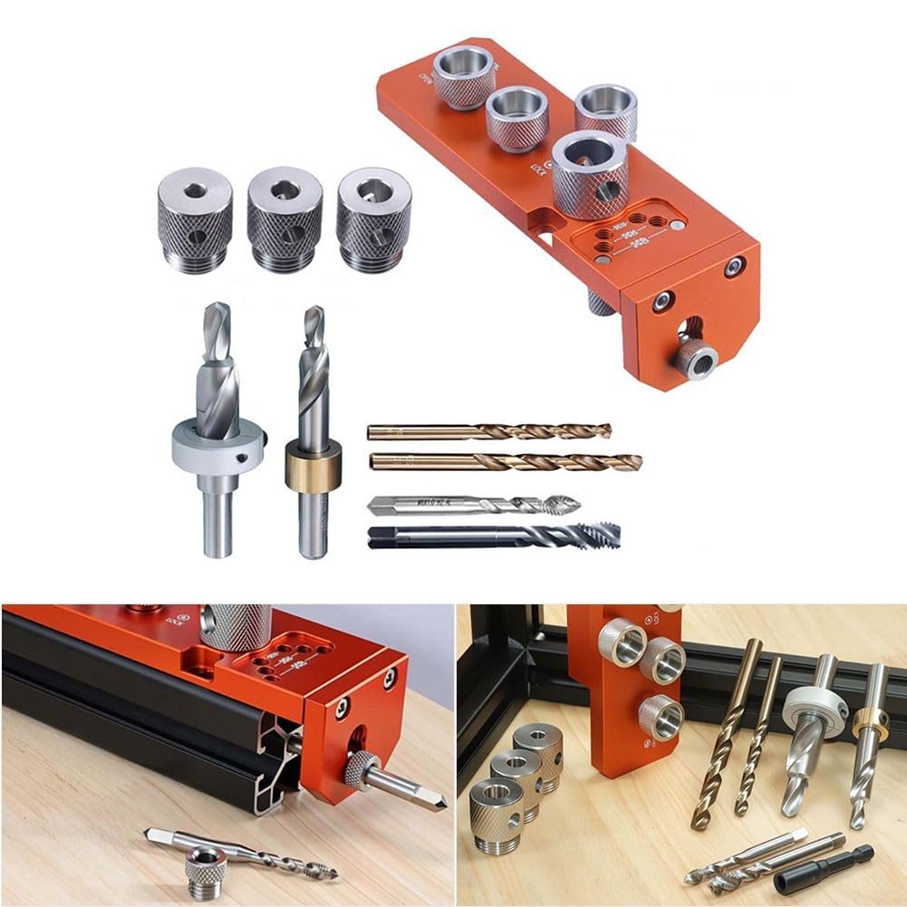 Taladro Perfil U Aluminio 6-10mm Ranura para ajuste Taladro(10pcs set)
