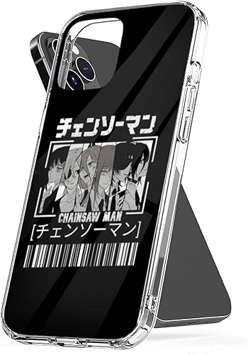 Funda para teléfono Chainsawman, accesorios de TPU a prueba de golpes, compatible con iPhone 14 Pro Max 13 12 11 X Xs Xr 8 7 6 6s Mini Plus Galaxy