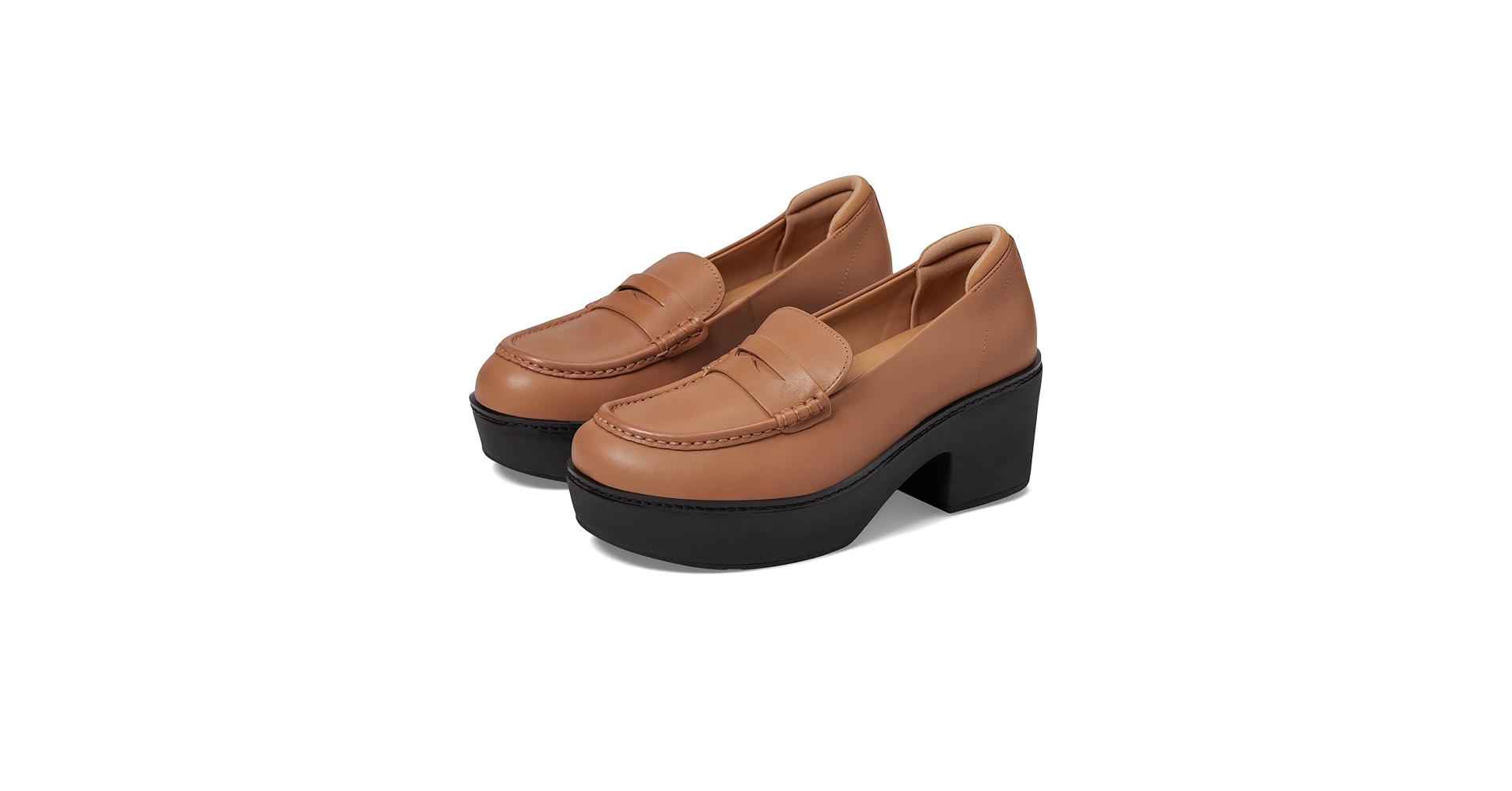 Amazon.com | FitFlop Women's Pilar Leather Platform Loafers