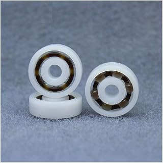 CHENSHUAI Premium POM Bearing 634 635 636 638 639 Glass Balls Nylon Cage Plastic Ball Bearings (5 PCS) (Size : POM634 4x16x5mm)