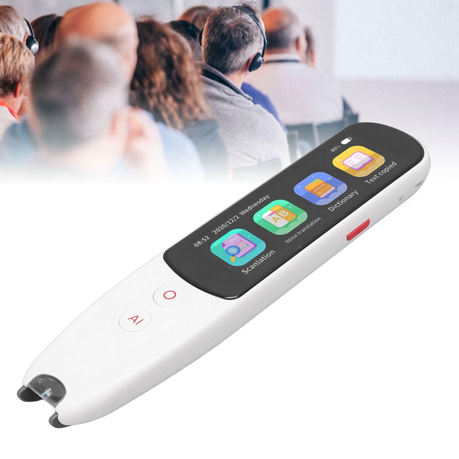 Jeffergarden Übersetzungsstift, AI Smart Pen mit Text-to-Speech und Scannen, 8 GB Speicher für Studenten und Sprachlerner